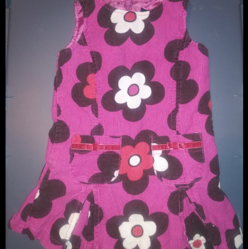 Boden corduroy floral jumper